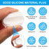 PATIKIL 5mm Diameter Silicone Round Snap, 30 Pcs in Type Locking Furniture Hole Plug Button Protective Cover Cap Head Fit for 2.5-5mm Hole for Sea...
