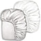 Pro Goleem 2 Pack Satin Soft Crib Sheet Great for Baby with Sensitive Hair Silky Baby Sheet White and Gray Unisex 52’’x28’’x8’’ Fitted Sheets...