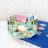 Ceramic Paper Clip Holder Gold Line Paper Clip Dispenser Organizer for Desk Cute Floral Pattern Office Binder Clip Holder Bobby Pin and Hair Clip ...