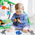 9 Pieces Dinosaur Stuffed Animals 4-6 Inch Mini Plush Dinosaur Figures Assortment Keychain Toy Soft Backpack Ornaments Pendant for Stocking Stuffe...