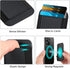 HiWe for MagSafe Wallet, Magnetic Card Wallet Holder for iPhone 15/14/13/12 Series, Leather Wallet, Fit 6 Cards, Slim, RFID Blocking, Black...