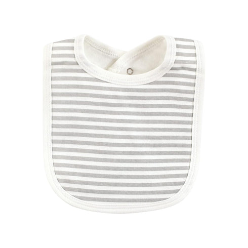 Touched by Nature Unisex Baby Organic Cotton Bibs, Classic Safari, One Size...