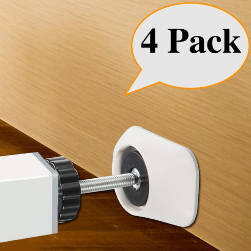 Vmaisi Baby Gate Wall Cup Protector Make Pressure Mounted Safety Gates More Stable - Wall Damage-Free - Fit for Doorway, Door Frame, Baseboard - W...