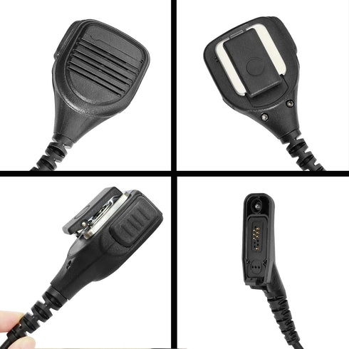 PMMN4025A PMMN4025 PMMN4024 PMMN4024A Remote Speaker Mic Shoulder Microphone Compatible for Radio APX4000 APX6000 APX6500 APX7000 APX8000 XPR6350 ...