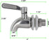 Estilo Stainless Steel Beverage Replacement, 2 Pack Drink Spout | Tower Jug, Carafe, Dispenser Spigot | Hot&Cold Milk, Water, Pumpkin Juice, Lemon...
