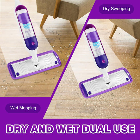 HOMEXCEL Reusable Microfiber Mop Pads for Swiffer PowerMop 8 Pack, Power Mop Pads Refills for 13 ''-15 '' Spray Mop, Machine Washable Power Mop Pa...