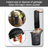 Car Trash Bag Car Trash Can Hanging Back Seat Car, Car Garbage Bag with Storage Pockets, Washable Eco-Friendly Car Garbage Can for Outdoor Traveli...