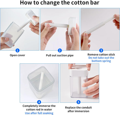 Humidifier Filter Cotton Refill Travel Mini Sticks Car Humidifier Replacement Parts for Portable Personal USB Powered Smart Humidifiers in Office ...