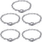 OBSEDE Charm Bracelet Chain Making Kit Stainless Steel Link with OT Toggle Clasp for Women DIY Jewelry Crafts, 5 Pieces...