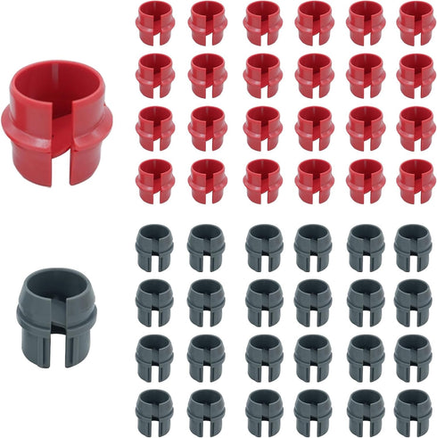 50 Pcs 1/2 and 3/4 Inch Non-Metallic Cable Connectors Snap Style Labor Saving Snap Installation, Single Cable 14/2-10/3 AWG, Two Cables 14/2-12/2-...