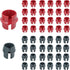 50 Pcs 1/2 and 3/4 Inch Non-Metallic Cable Connectors Snap Style Labor Saving Snap Installation, Single Cable 14/2-10/3 AWG, Two Cables 14/2-12/2-...