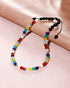 Jewever 7 Chakra Beach Anklet Bracelet for Women Foot Crystals and Healing Stones Balance Yoga Meditation Worry Stone Strand (8.5-10 Inches)...