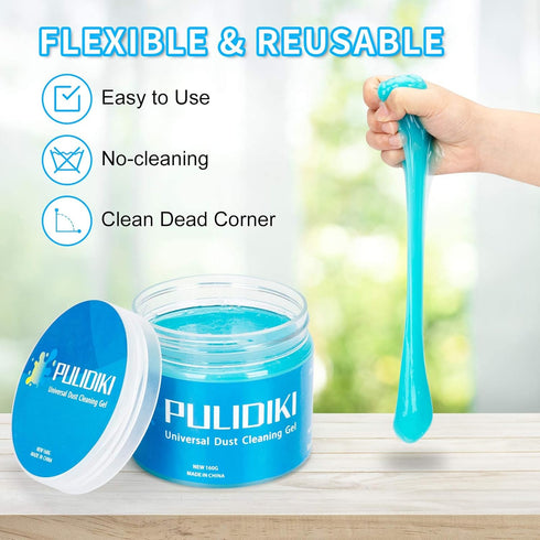 PULIDIKI Car Cleaning Gel Car Clean Putty, Universal Car Interior Cleaner Slime, Perfect Cleaning Kit Supplies, Auto Detailing Tools Accessories, ...