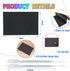 TINNIVI 6 Pads Black Sticky Notes, Large Sticky Notes 4 x 6 Inch, Post It Notes with 2 Metallic Pens, Black Self-Stick Note Pads for Teacher Stude...