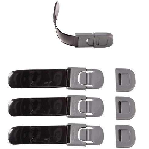 Safety 1st SS Multi-Purpose Appliance Lock, 4PK, Silver...