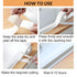 White Caulk Tape Waterproof Self Adhesive, Bathroom Caulking tape,Sealer Strip for Toilet Base Shower Wash Basin Sink, Easy to Use with Silicone C...