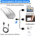Rechargeable Bluetooth Mouse for Laptop iPad Pro Air MacBook Wireless Mac Chromebook Win8/11 Desktop Computer...