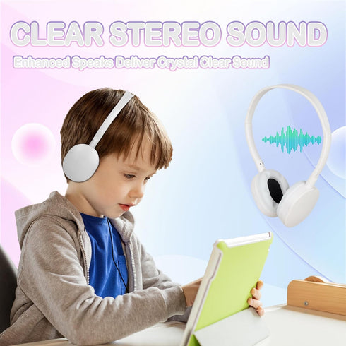 Kids Bulk Headphones for Classroom School 8 Pack Durable Wired Classroom Headphones for Kids Student Children Teens Boys Girls HD Sound 3.5mm Jack...