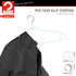 Mawa by Reston Lloyd Silhouette Ultra-Thin Series, Non-Slip Space Saving Shirt Hanger with Pant Bar & Skirt Hooks, Style 42/FTU, Pack of 2, White...