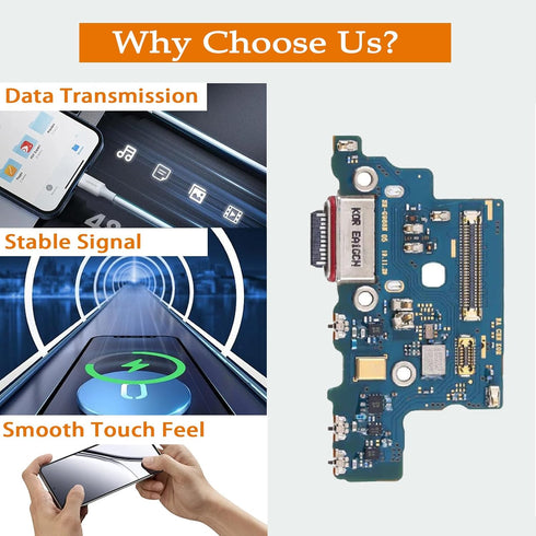 Dock Connector for Samsung Galaxy S20 Ultra SM-G988B USA USB Charging Port Flex Cable Replacement for Samsung S20 Ultra SM-G988B Charger Dock Boar...