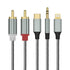 Lightning to RCA Audio Aux Cable, USB C to 2 RCA Audio Cable, RCA to 3.5mm Cable Compatible with Lightning USB C 3.5mm, for Home Theater, Speaker,...
