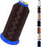 Bonded Nylon Thread for Sewing-Heavy Duty Nylon Thread for Leather, Jeans, Upholstery and Weaving; #69 T70 Size 210D/3 1400 Yards?Chocolate Brown?...