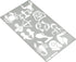 Aleks Melnyk No.29 Metal Journal Stencil, Zodiac Circle Symbols, Stainless Steel Stencil 2 PCS, Template for Wood Burning, Pyrography, Engraving, ...
