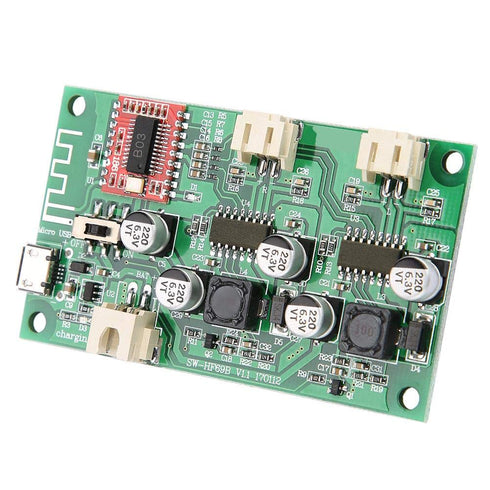 Bluetooth Power Amplifier Board 2×6W DC 5V/3.7V Lithium Battery with Management HF69B 4? 6? 8?...
