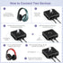 JXTZ Bluetooth 5.2 Transmitter Receiver, aptX Low Latency HD Bluetooth Audio Adapter, Dual Connect Bluetooth Adapter, 3.5mm AUX Output Wireless Au...
