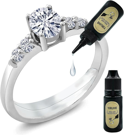 Eco-Friendly Innovative Ring Size Adjuster Adhesive with UV Light- Adjusts Any Ring Size, Easy Application & Removal, Ring Size Adjuster for Loose...