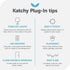 KATCHY Indoor Plug-in Insect Trap - Catcher & Killer for House Flies, Mosquitoes, Fruit Flies, Gnants, and Mosquitos - Chemical-Free, Eco-Friendly...