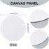 NBEADS 12 Pcs Round Painting Canvas Panels, Blank Canvas Drawing Boards for Oil & Acrylic Painting Students Artist Hobby Painters and Beginners, 1...