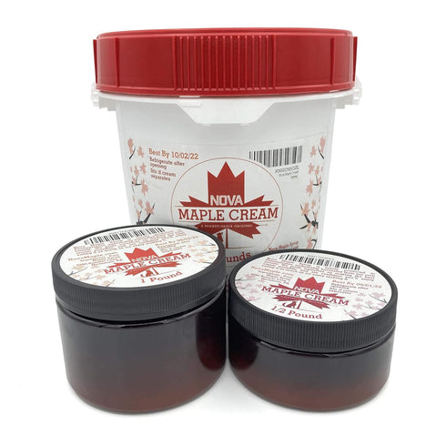 Nova Maple Cream - Pure Grade-A Maple Cream Butter Spread (1/2 Pound)...