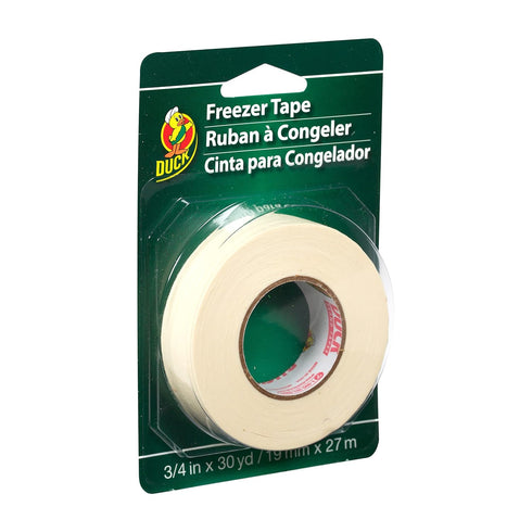 Duck Brand Write-On Freezer Tape, 3/4-Inch by 30-Yard, Single Roll, White (280124)...
