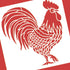 BENECREAT Large Rooster Pattern Plastic Painting Stencils, 12x12inch Farm Animals Poultry Drawing Template for Painting on Floors, Walls, Doors, T...