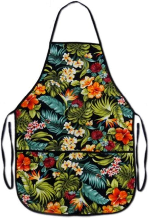 Hawaiian Fabric Apron Tropical Isle...