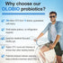 300 Billion CFU Probiotic, Probiotics for Women Men, 12 Probiotics Strains + 3 Prebiotics, Daily Probiotic Supplement, Probiotics for Digestive He...