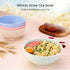 Unbreakable Cereal Bowls,Reusable Wheat Straw Bowl,Dishwasher and Microwave Safe- BPA Free,4 Colors Cereal Reusable Dinner Bowls 4 Set, (Classic B...