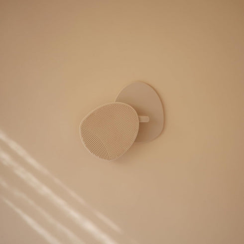 mushie Baby Bath Cradle Cap Brush | Soft Silicone Bristles for Dry Skin, Eczema, & Cradle Cap Treatment | 2-Pack (Blush/Shifting Sand)...