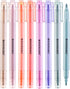 DIVERSEBEE Dual Tip Bible Highlighters and Pens No Bleed, 8 Pack Quick Dry Highlighters Set, Cute Markers, Bible Study Journaling School Office Su...