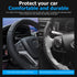 Car Steering Wheel Cover, Non-Slip & Breathable Leather Steering Wheel Protector Cover with Great Grip, Sporty Style for Men and Women, Universal ...