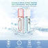 Nano Facial Mister, Cool Mist Face Steamer with 2 Spray Nozzle, USB Rechargeable, Visual Water Tank, Nano Mister for Eyelash Extensions, Skin Care...