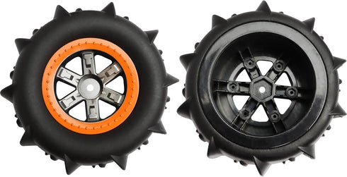 RC Car Paddle Tires Wheels LG-ZJ02 25-ZJ02 920-ZJ02 for High Speed 9125 9155 9156 RC Cars S920 S921 104009 RC Trucks(2 PCS)...