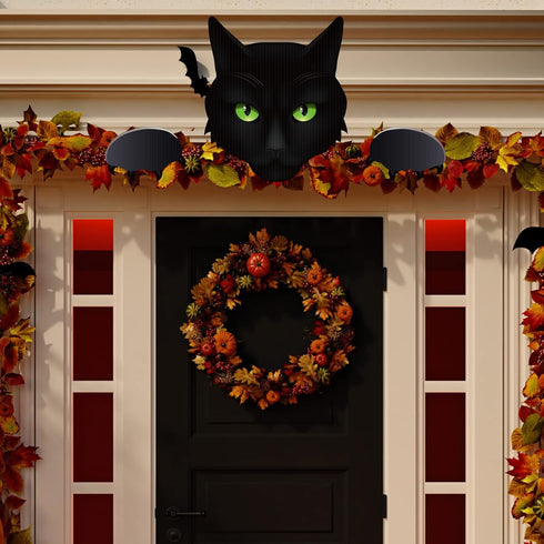 3 Pieces Halloween Fence Peeker Decoration Scary Peeper Halloween Outdoor Decoration Halloween Garden Yard Decor for Home Patio Holiday Party Lawn...