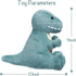 TCBunny Baby Dinosaur Bedtime Stuffed Animal Plush Toy 12", Gifts for Birthday, Valentine, Christmas (T-Rex, Blue), (BPT-0008-BL)...