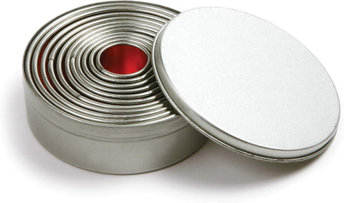 Bakeware Norpro Round Biscuit/Cookie Cutters 11 Pieces, 4 Inch Diameter, Silver...