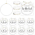 8 Set Bridesmaid Necklaces Women Pearl Necklaces Wedding Bridesmaid Proposal Gifts I Couldn't Tie a Knot Without You Wedding Brides Bridesmaids Je...