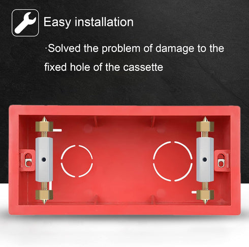 Eagles Cassette Repair Device/Electrical Box Repair, 118 Type Socket Cassette Repairer Fixing for Switch Box Electrical Accessories (10 Black Repa...
