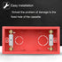 Eagles Cassette Repair Device/Electrical Box Repair, 118 Type Socket Cassette Repairer Fixing for Switch Box Electrical Accessories (10 Black Repa...