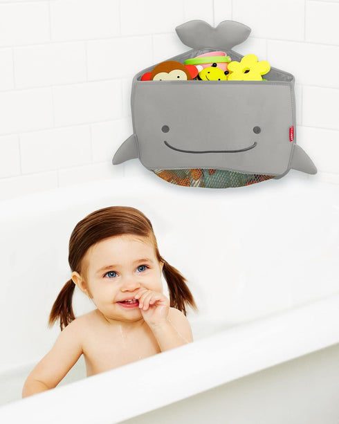 Skip Hop Bath Toy Storage, Moby Corner Hang Toy Organizer, Grey...